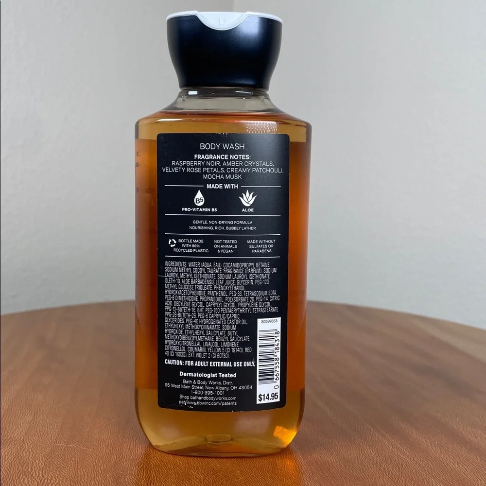 BATH & BODY WORKS Into The Night SHOWER GEL BODY WASH 10 FL OZ NEW